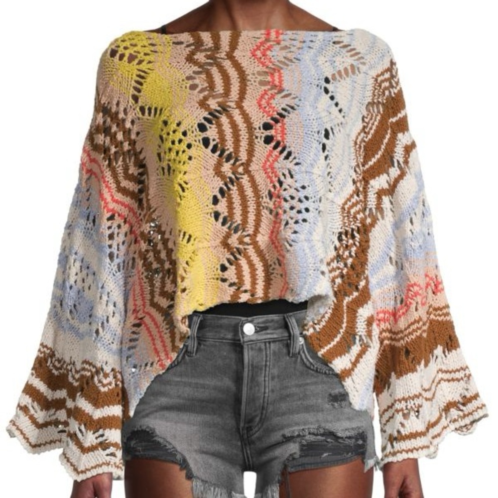 Free People | Boho Coral Reef Pullover - Picture 7 of 7